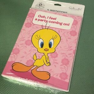 Hallmark Tweety Bird Party Invitations New in Package